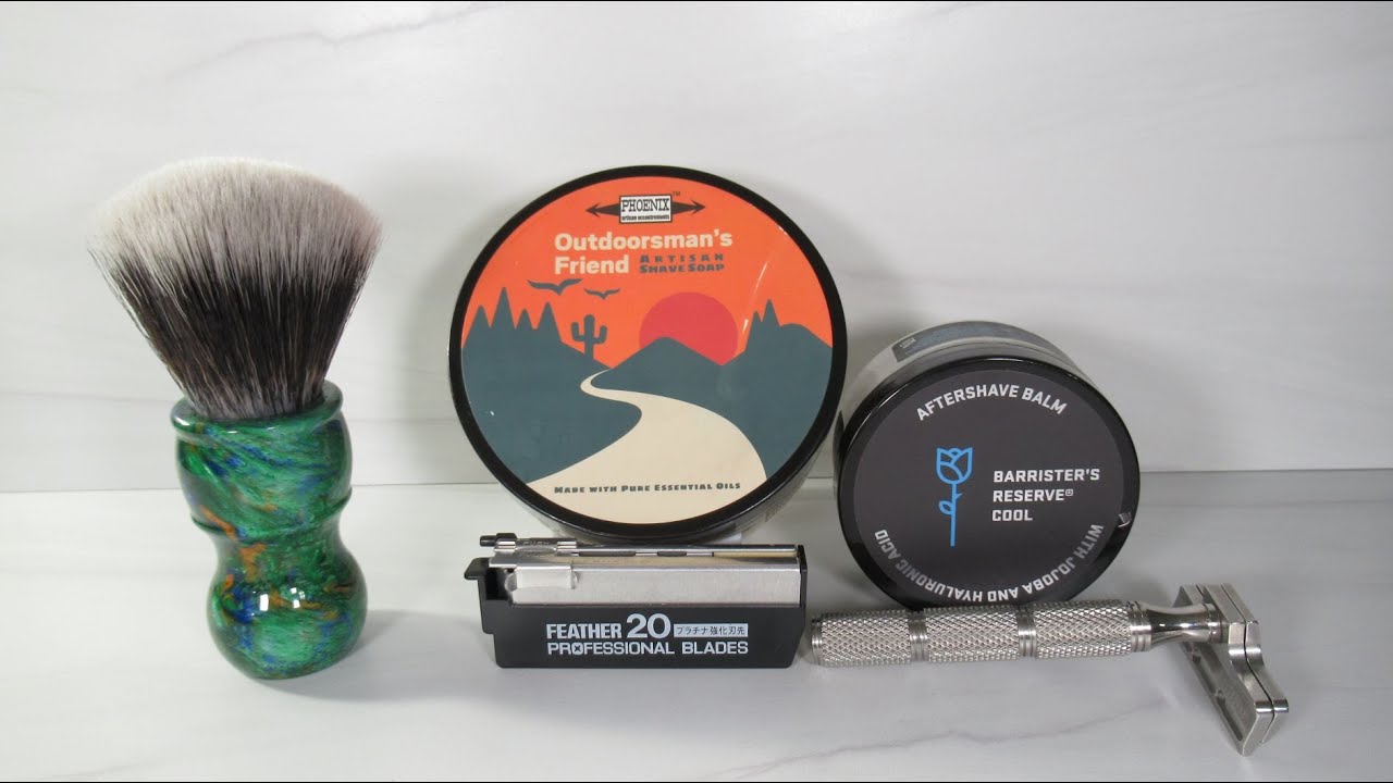 26 Wilderness Shave | PAA Outdoorsman’s Friend| B&M Reserve Cool | RazoRock Hawk A | APShaveCo