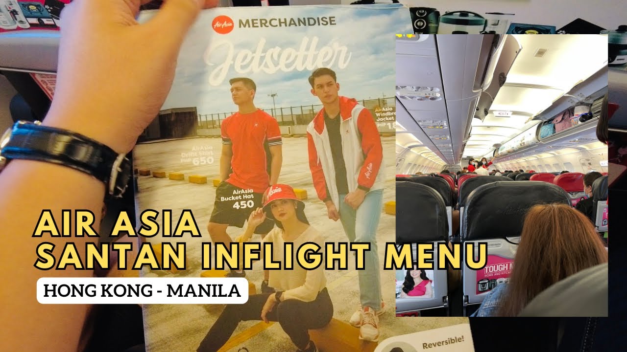 Air Asia Santan InFlight Menu 2023 | Vlog #166