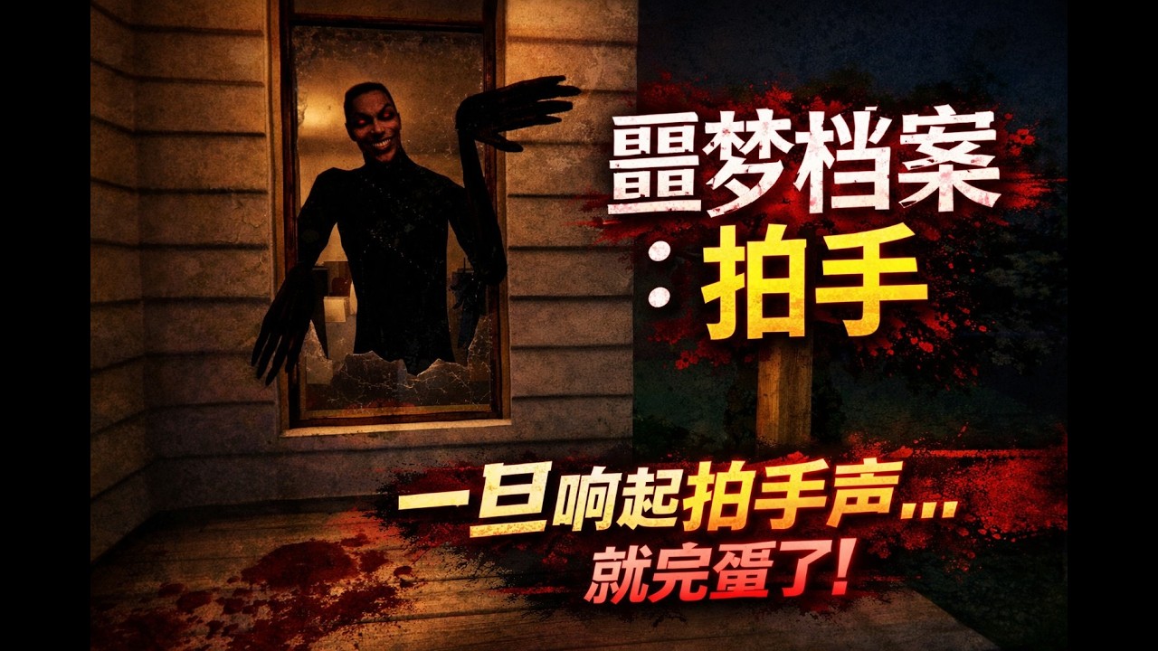 這個恐怖遊戲只能拍手開關燈，但怪物也會拍手…？#恐怖游戏 ｜恐怖游戏实况