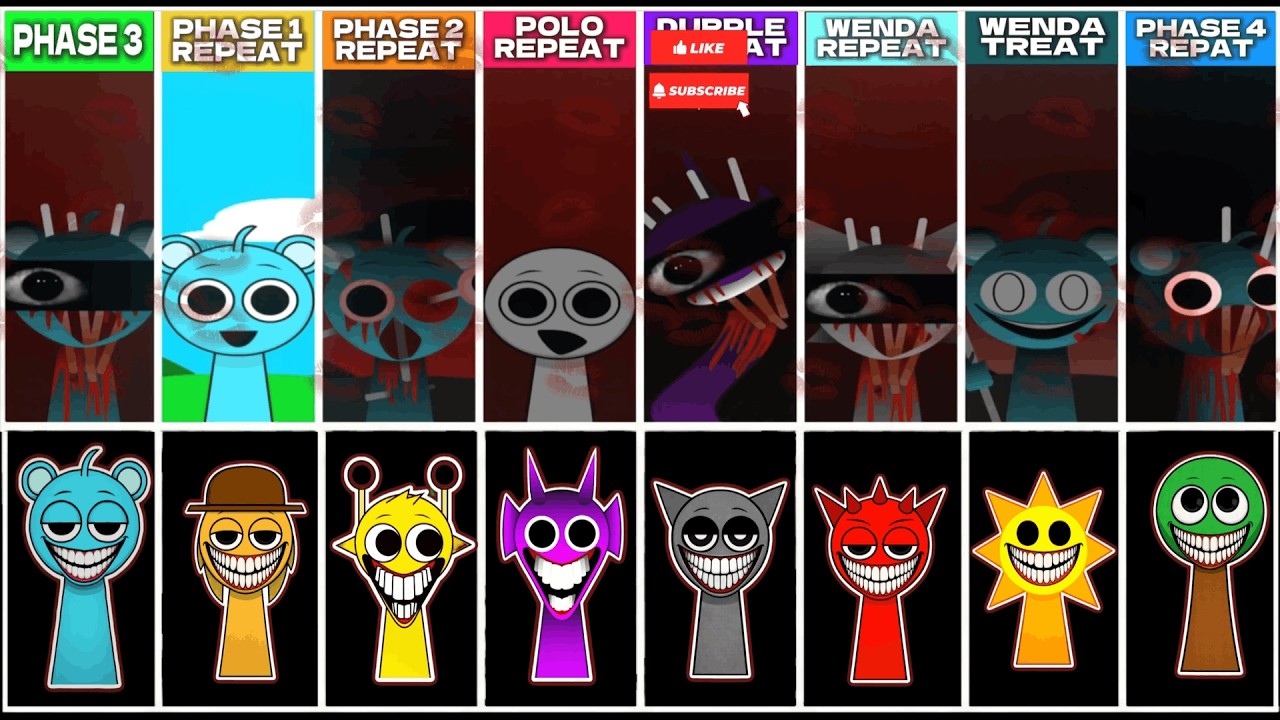 Sprunki But Phase 1, Phase 2, Polo And Durple REPEAT After PHASE 3