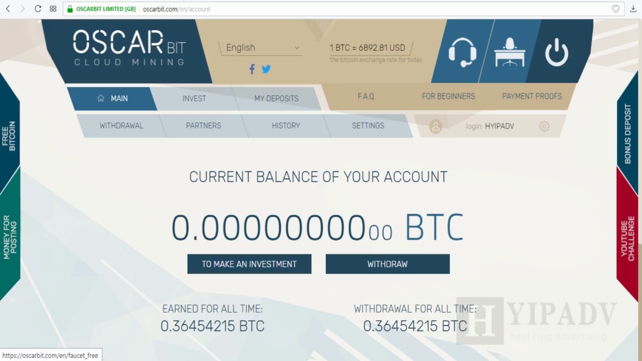Hyipadv | Hyip monitor result for oscarbit.com