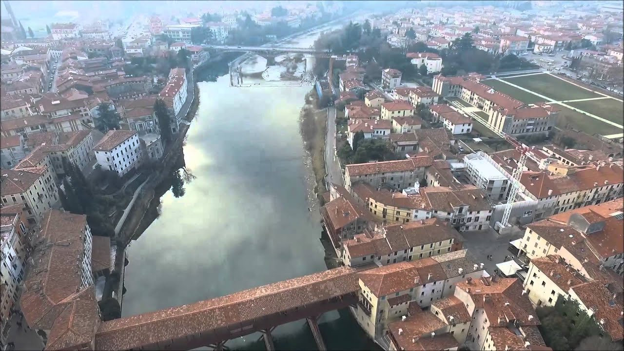 Bassano del Grappa con drone