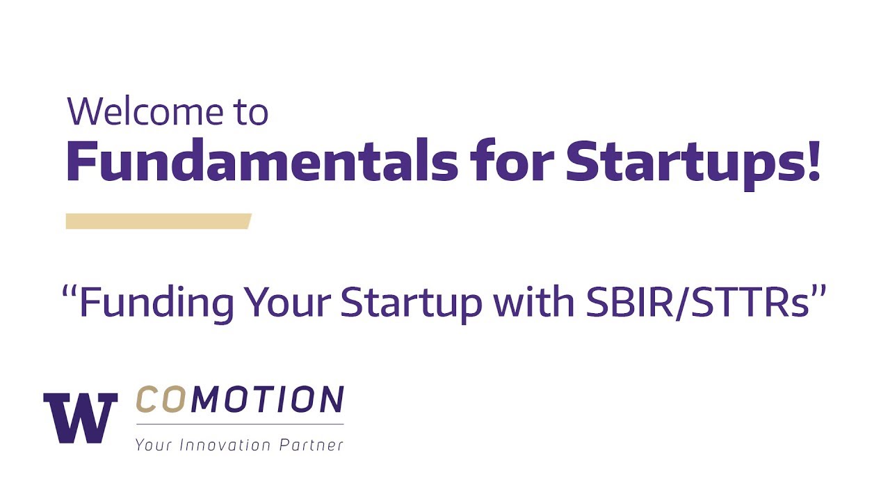 CoMotion Fundamentals for Startups Friday:  