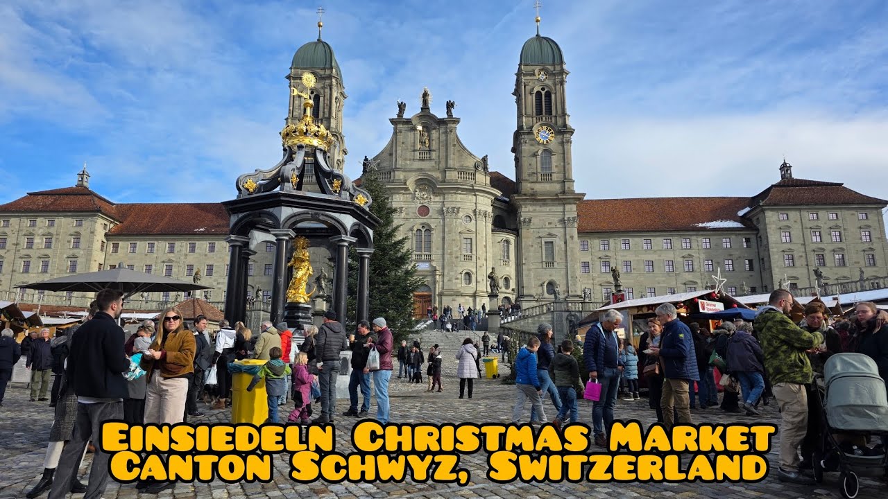 Рождественская ярмарка в Айнзидельне 2025 | Швиц 
