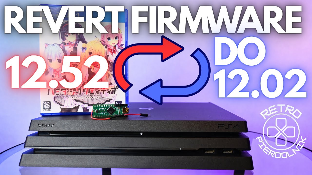 PlayStation 4 PRO powr&oacute;t do wcześniejszej wersji Firmwaru / Revert z 12.52 do 12.02