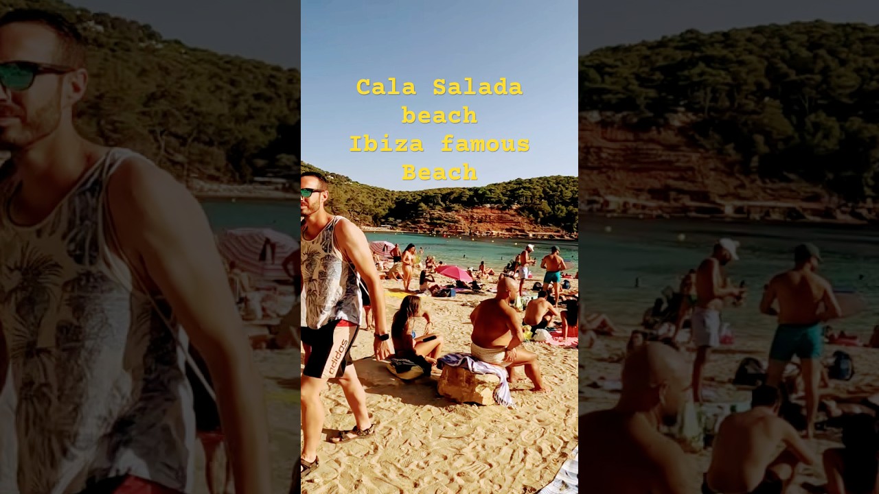 Beach Time at Cala Salada Beach |Ibiza Most Popular Beach |secluded beach|Summer 2025