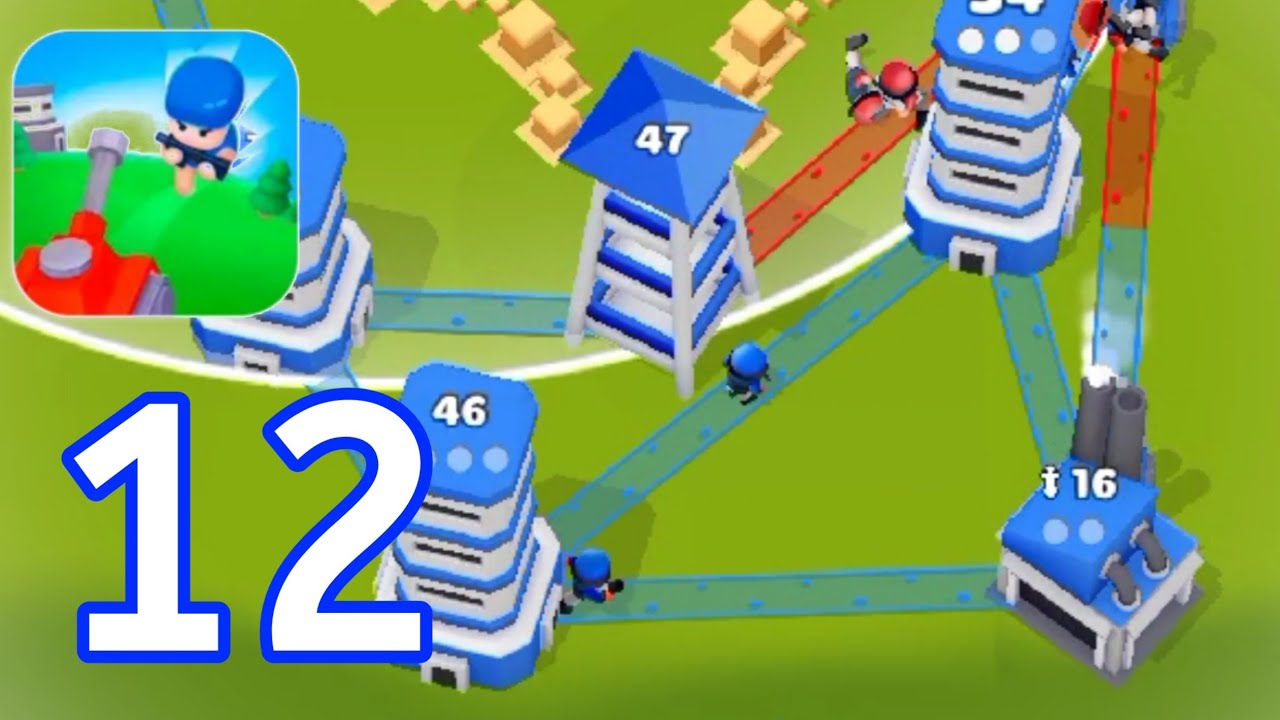 Tower War - Tactical Conquest - Walkthrough Gameplay All Levels 111-120 [Part 12]