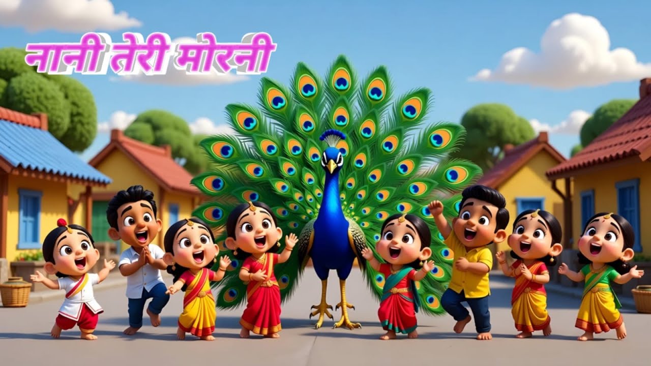 Nani Teri Morni | नानी तेरी मोरनी | Nani Teri Morni Ko Mor Le Gaye |Hindi Rhyme By kidsfuntoonsbells