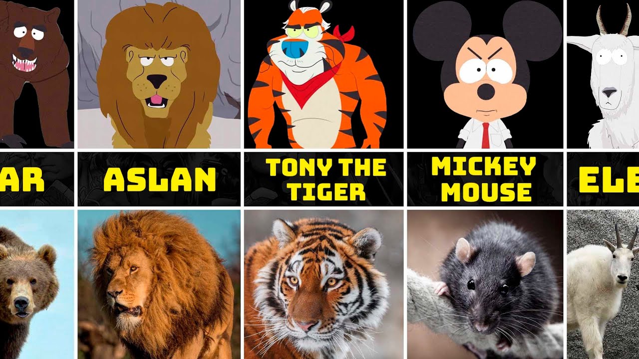 South Park Animals in Real Life