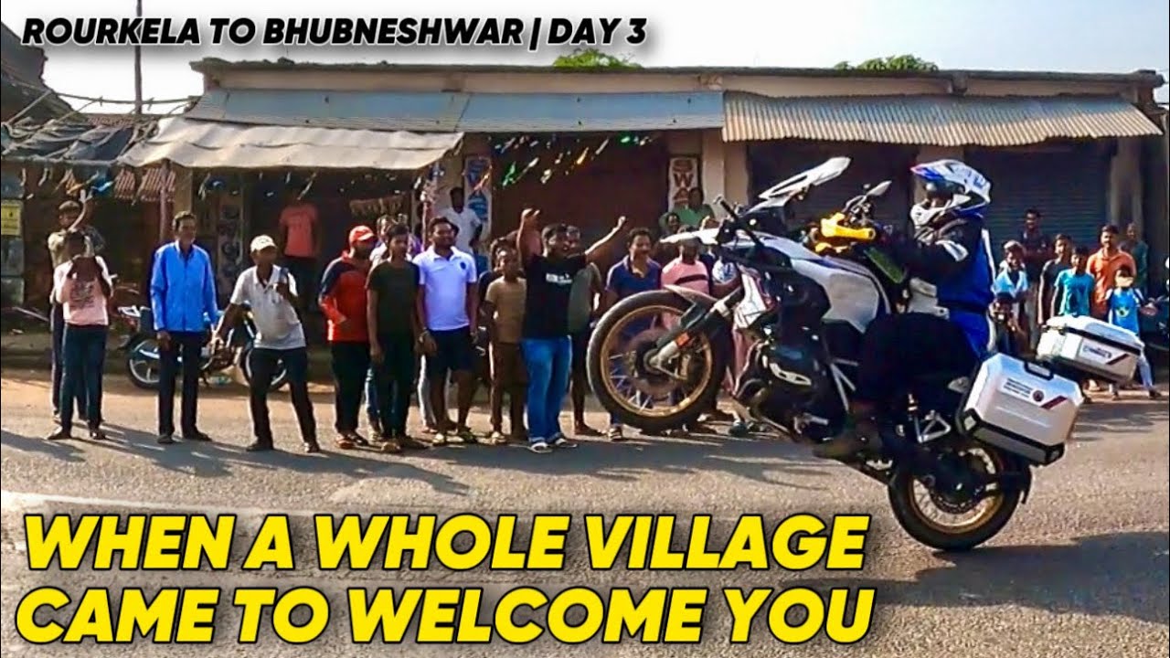 WHEN A WHOLE VILLAGE CAME TO WELOCME YOU | ROURKELA TO BHUBNESHWAR | DAY 3 | KHAMAR.