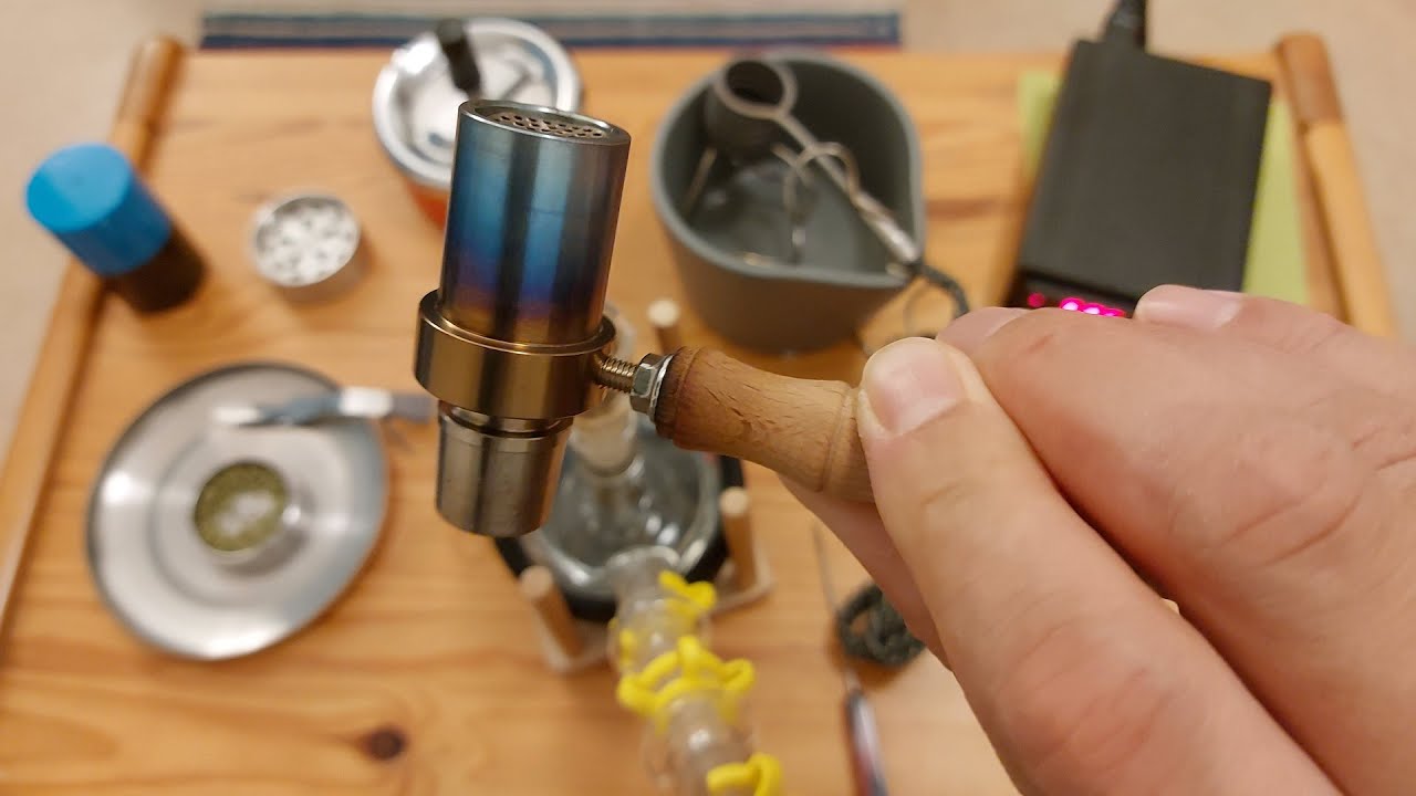 DIY Wireless 18mm Injector Ball Vape using b2cvape Titanium Bowl & 25mm Axial Coil (DIY Terp Hammer)