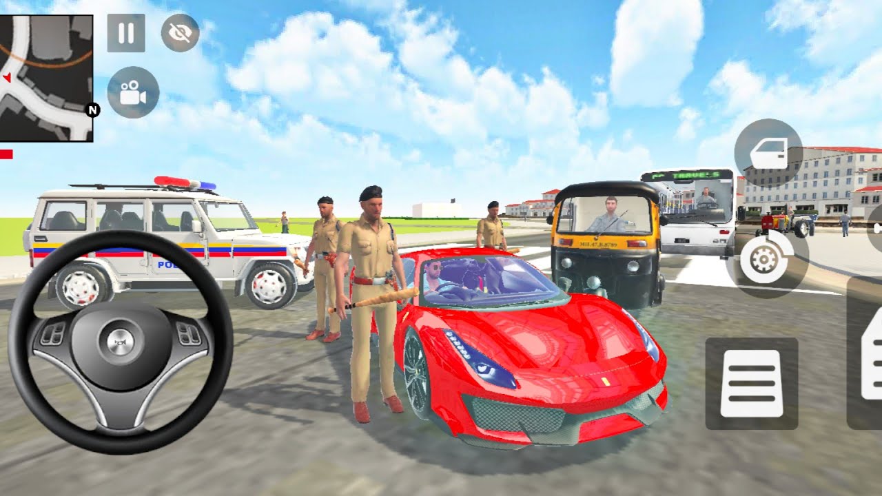 Ultimate Vehicle Collection In India Theft Auto Simulator - Purchase New Racing Car.
