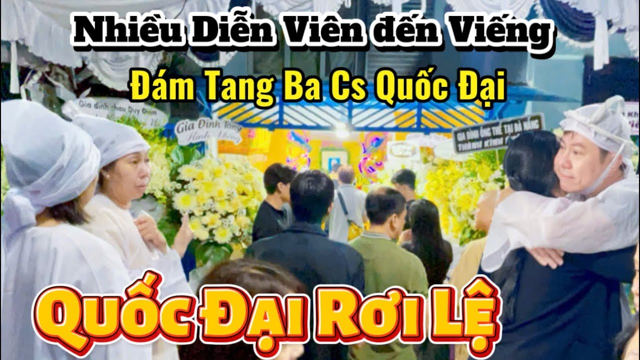 28/2 Mc Quỳnh Hoa,rất đông DV đến viếng Đám tang Ba cs Quốc đại xúc động rơi lệ lãng hoa đầy sân nhà