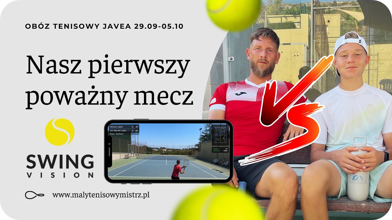 Gramy nasz pierwszy cały mecz na poważnie (punkt po punkcie i statystyki) | SwingVision App