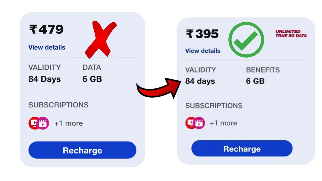 Jio Rs.395 Unlimited 5G Recharge Trick 💯% Working😱