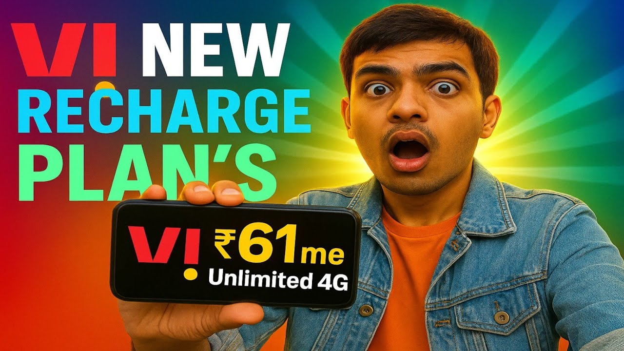 🔥 VI NEW RECHARGE PLAN&rsquo;S 😱 | ₹61 Unlimited 4G Real or Fake? 📶💥