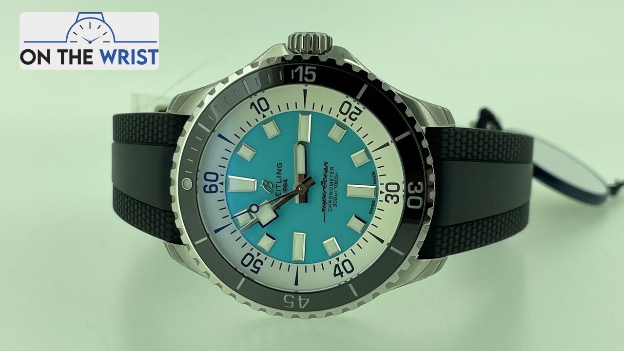 Breitling Superocean Automatic 44mm Turquoise Review: Luxury Dive Watch | Watch Review
