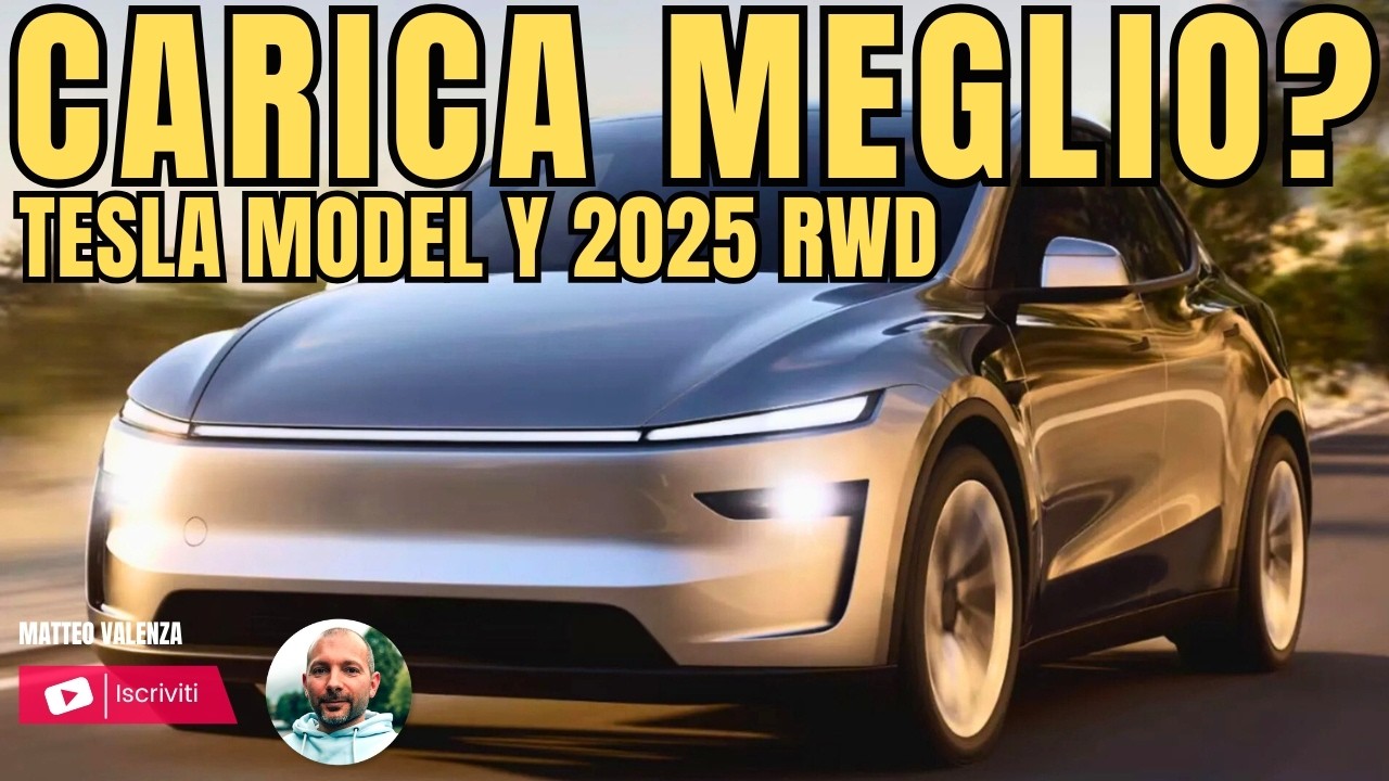La NUOVA Tesla Model y 2025 RWD carica PIU VELOCE di Prima?