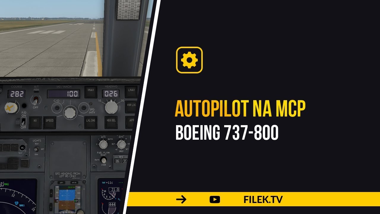 X-Plane - autopilot na MCP B737-800 - poradnik / tutorial