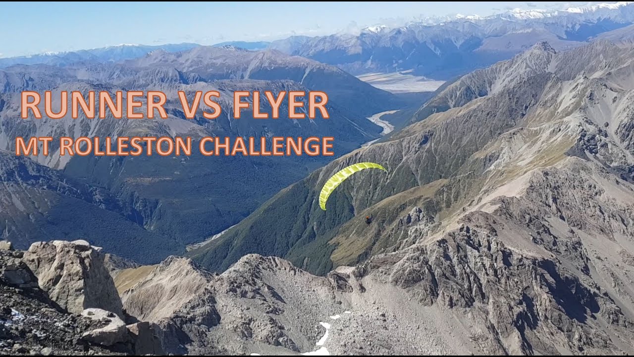RUNNER VS FLYER - Mt Rolleston Challenge
