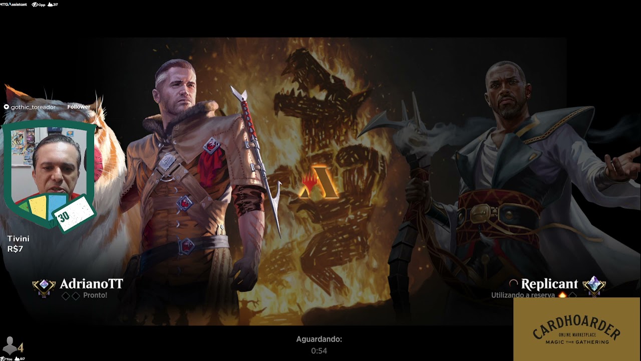Gameplay [MTG Arena] - Standard - Mono Green Aggro vs Izzet Control