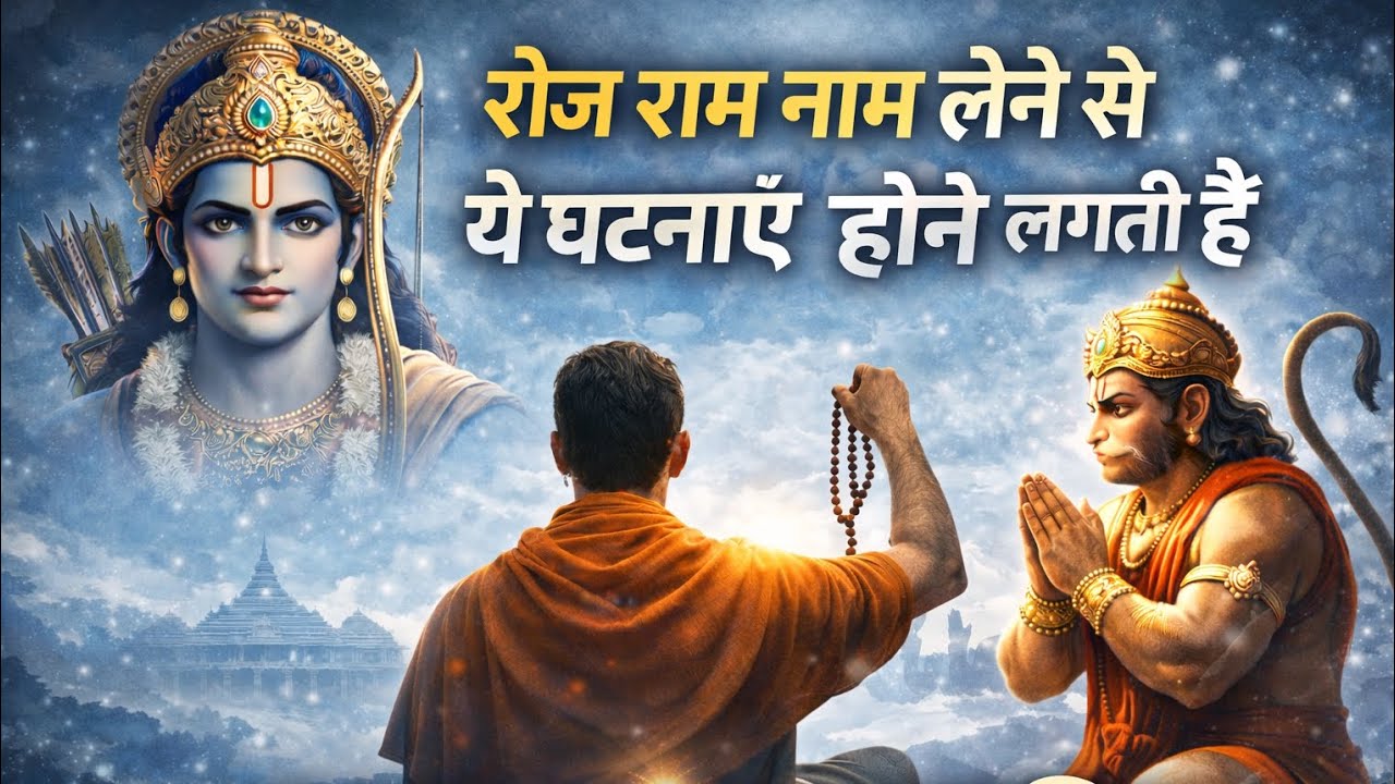 रोज राम नाम लेने से जीवन में घटती हैं ये अद्भुत घटनाएँ ! राम नाम की शक्ति! Hanuman Vaani 🙏