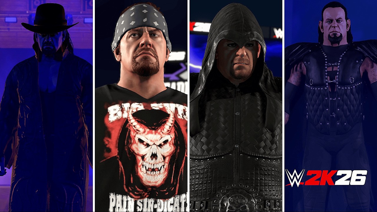WWE 2K26 – Все версии выхода Андертейкера на ринг в игре!