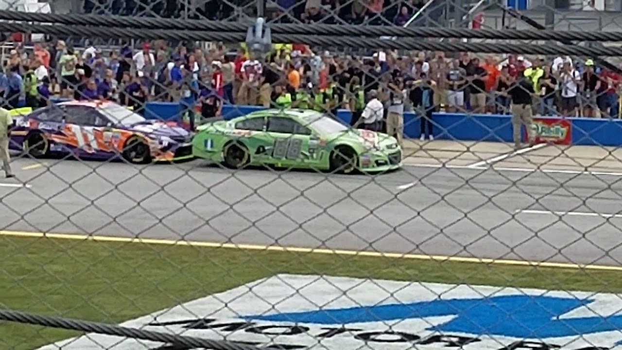 Dale Earnhardt Jr final qualifying lap. Talladega October 14th 2017