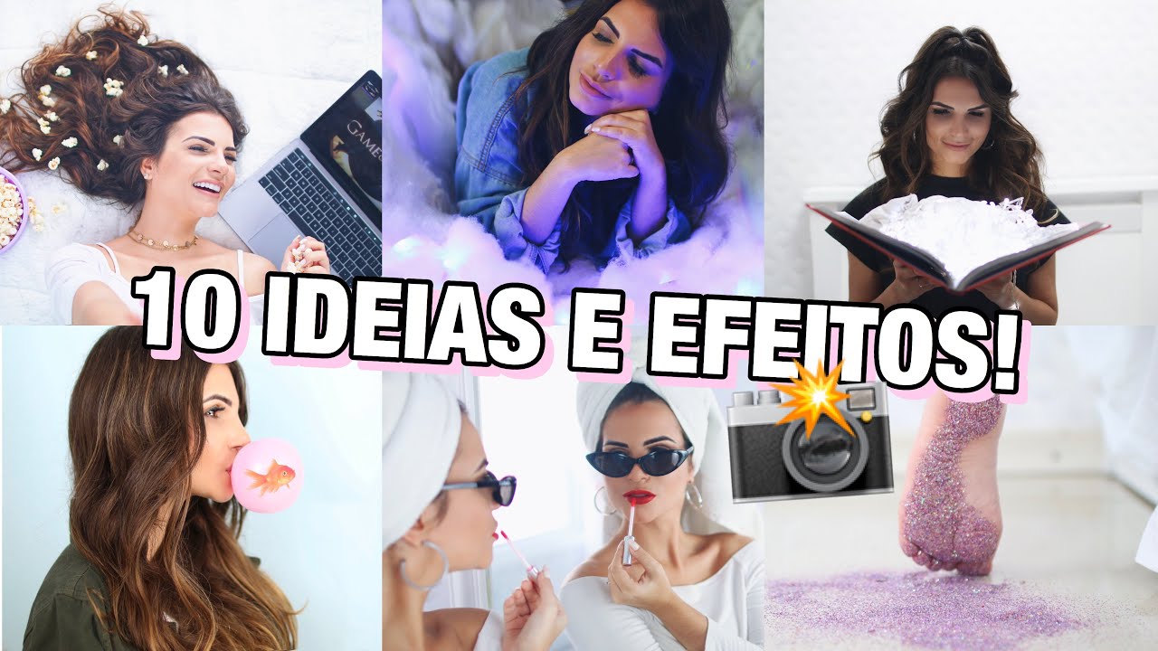 10 Ideias Estilosas de Fotos sozinha no QUARTO!