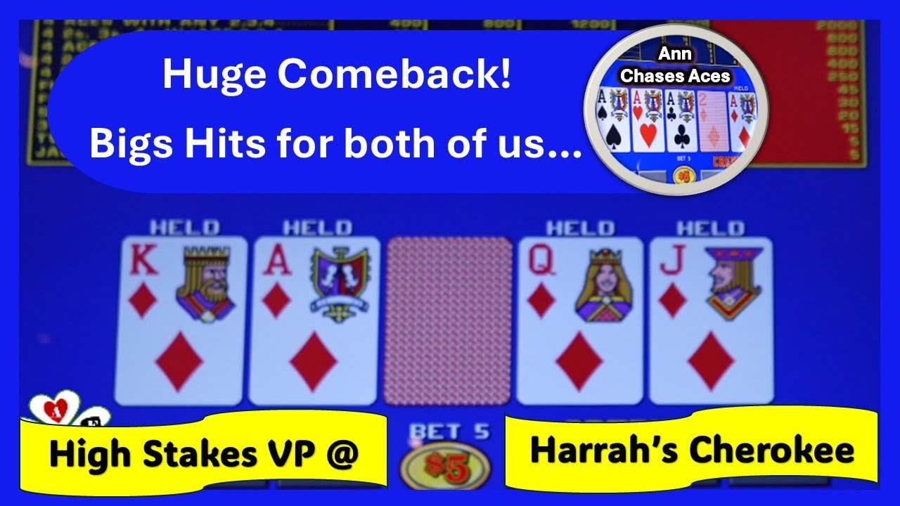 Big loss turned into a huge Win with big Quads! #VideoPoker #Jackpots #highstakes