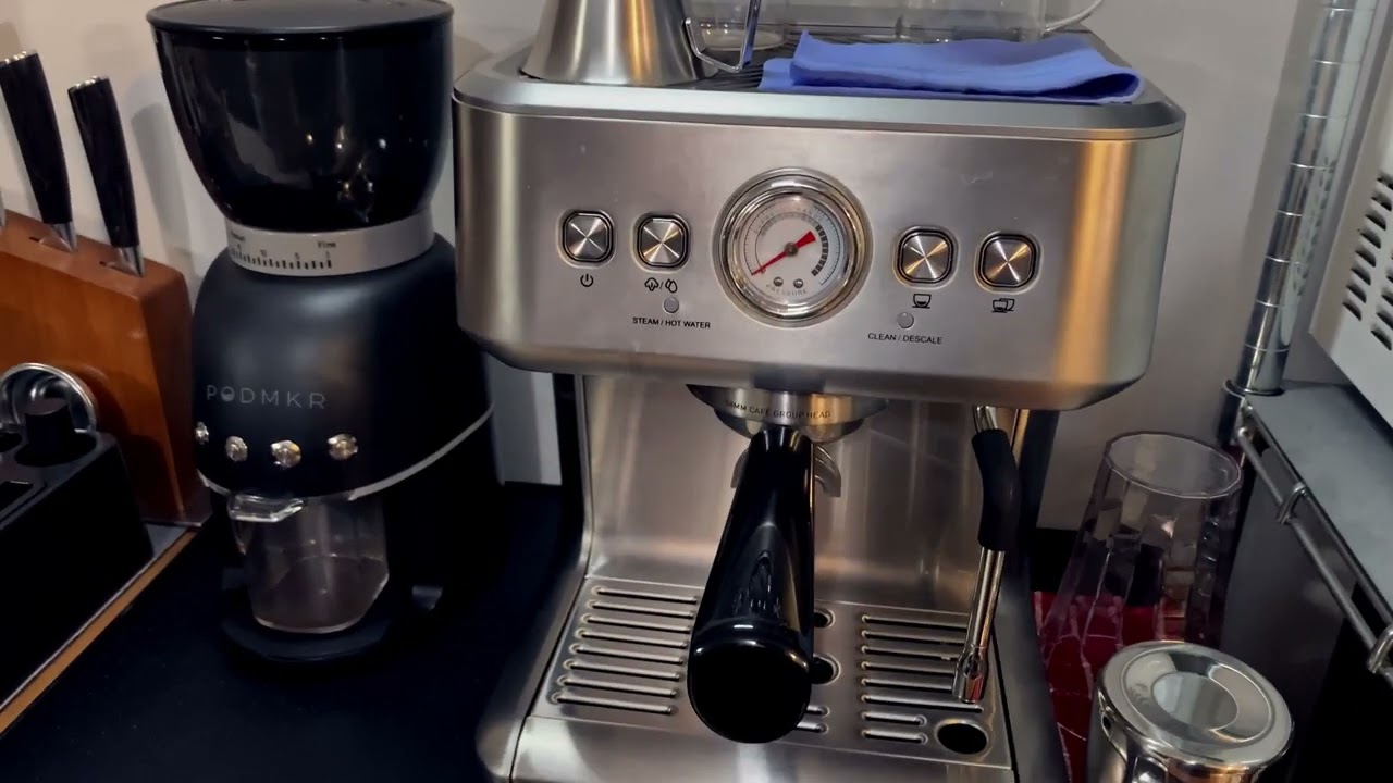 Gevi EzBru 1000C Espresso Machine Review! 20 Bar/ Pressure Gauge/ 58mm Portafilter/ Affordable