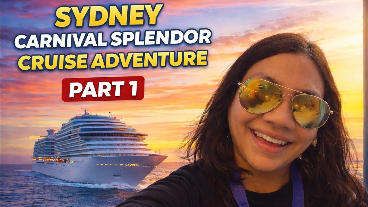 Carnival Splendor Cruise Experience Part 1🌊 | Family Fun & Relaxation | Sydney NSW