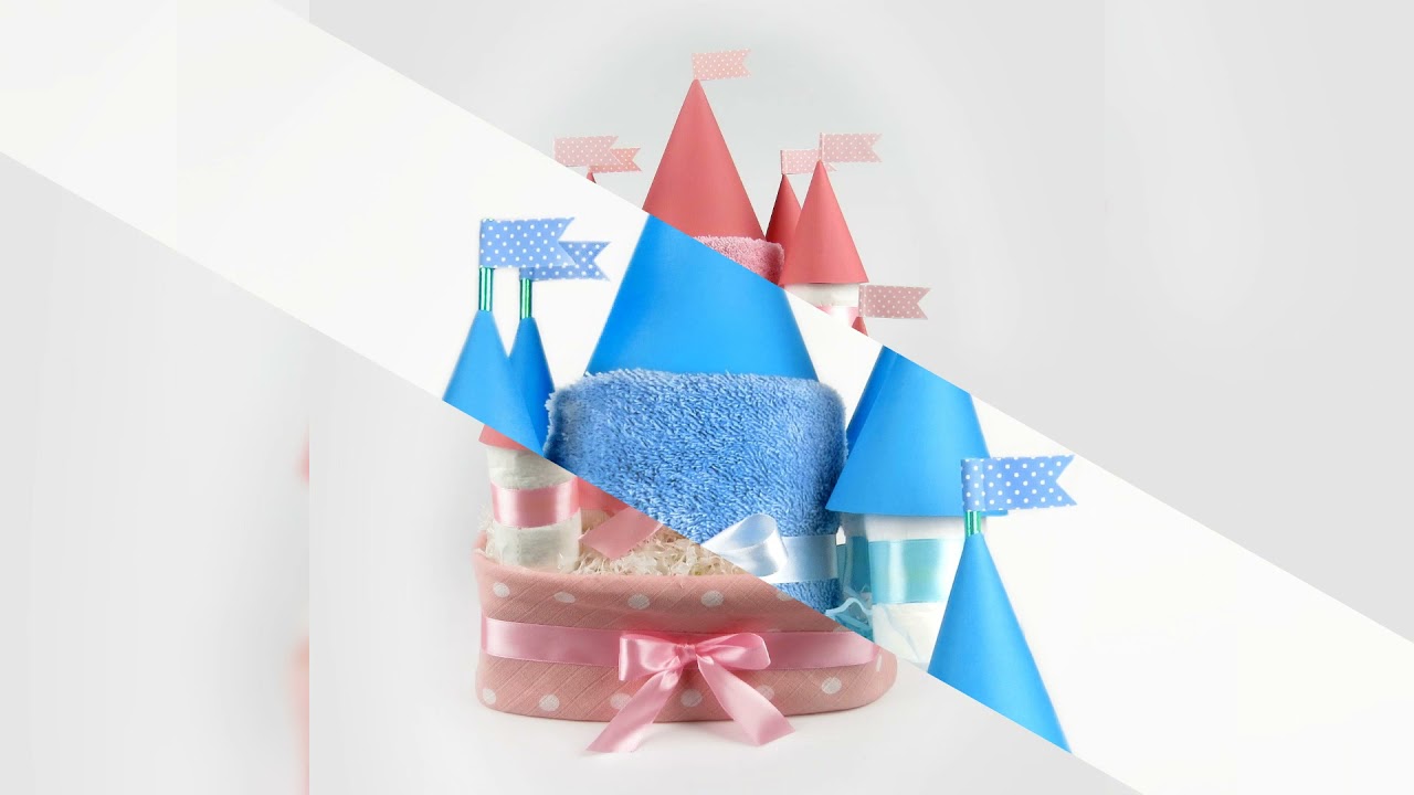Diaper Cake Castle