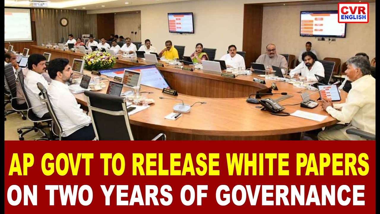 AP Government To Release White Papers On Two Years Of Governance | CVR ENGLISH
