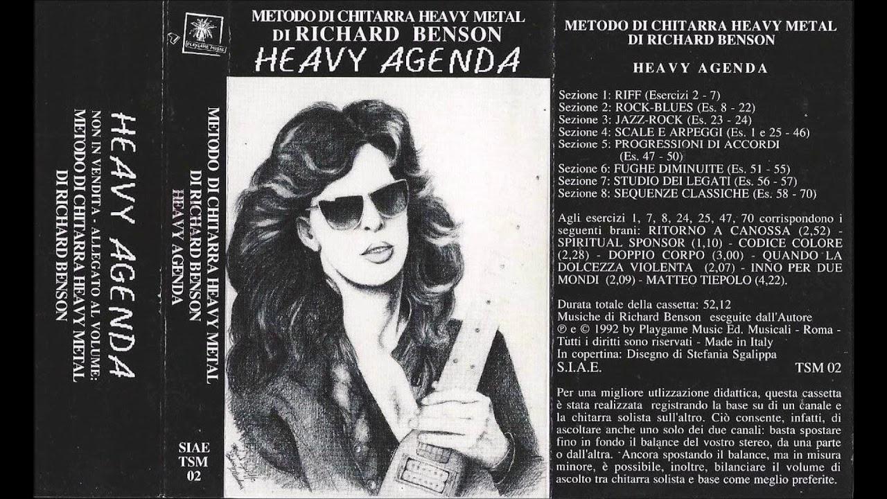 Richard Benson - Heavy Agenda (1992)