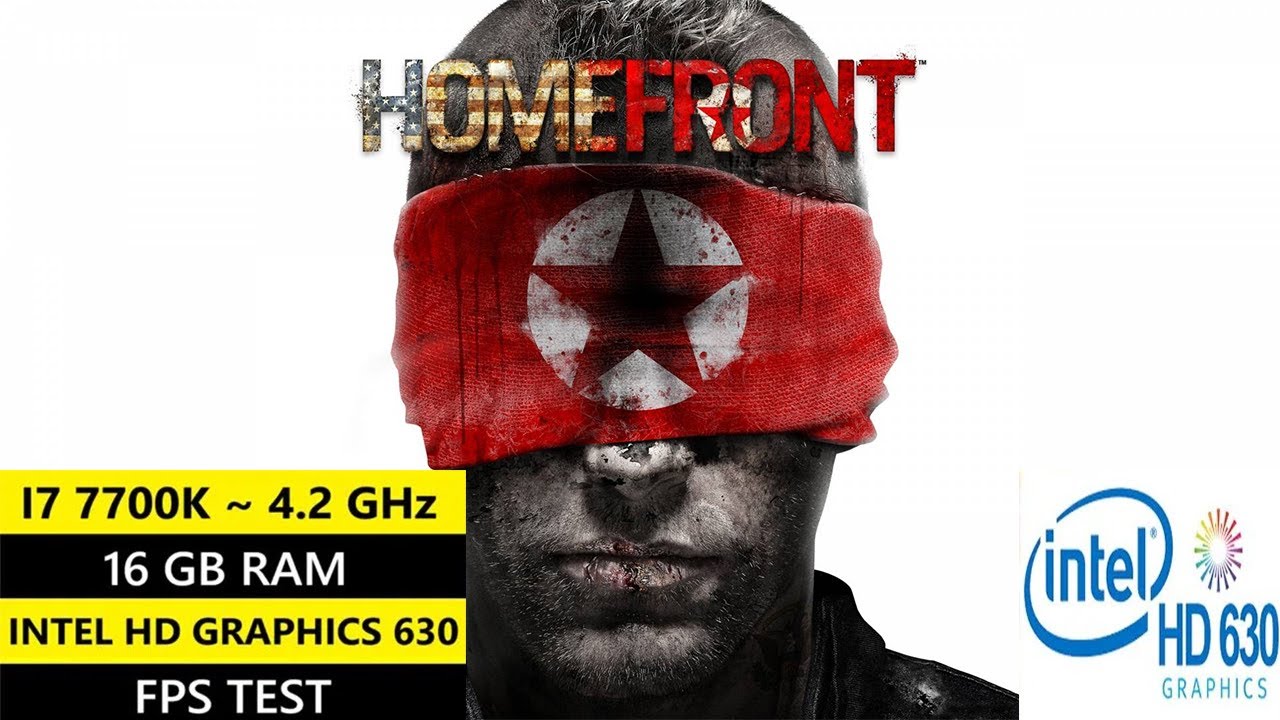 Can Intel HD 630 Run Homefront? | 50 FPS Low-End PC Test