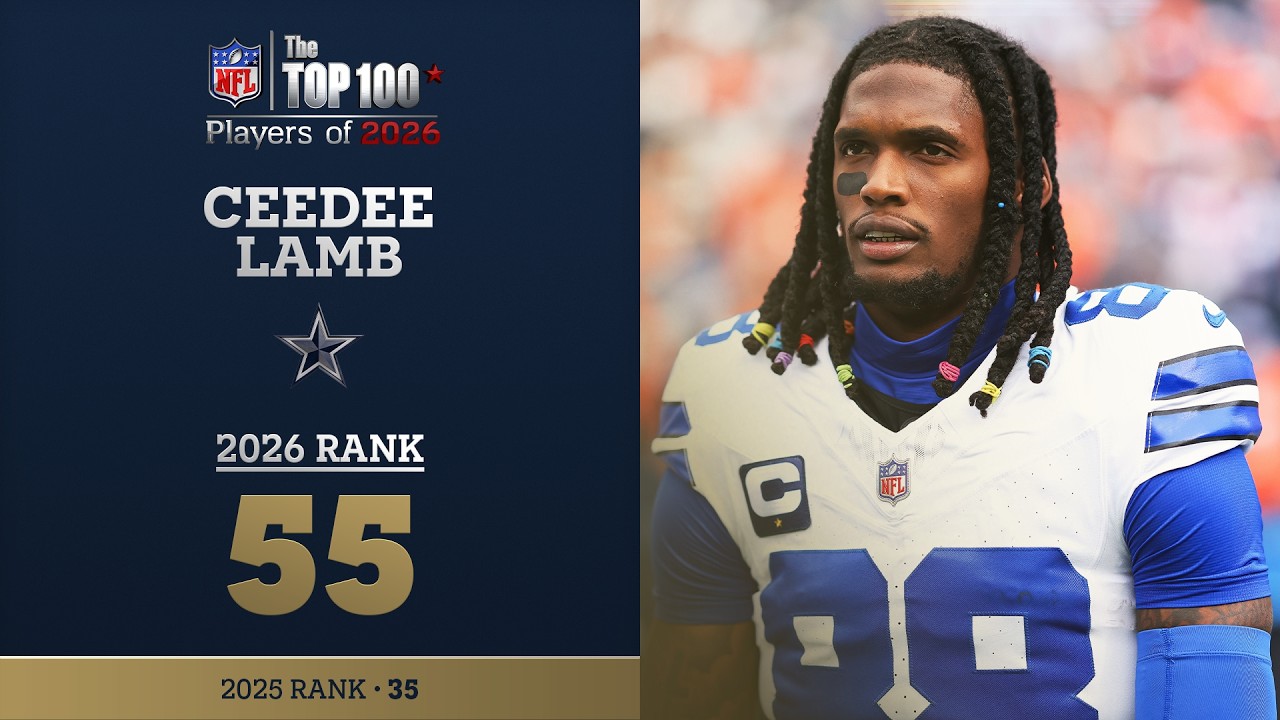 55: CeeDee Lamb (WR, Cowboys) | Top 100 Players of 2026