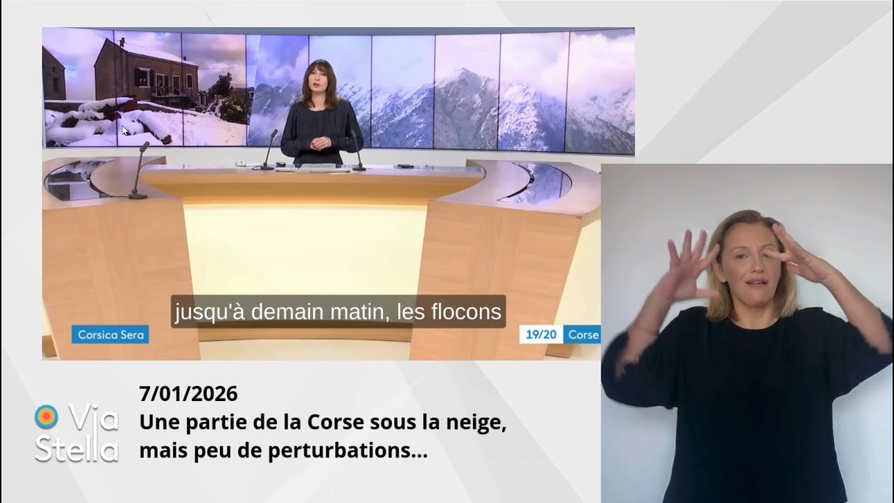 07.01.2026  Une partie de la Corse sous la neige, mais peu de perturbations...