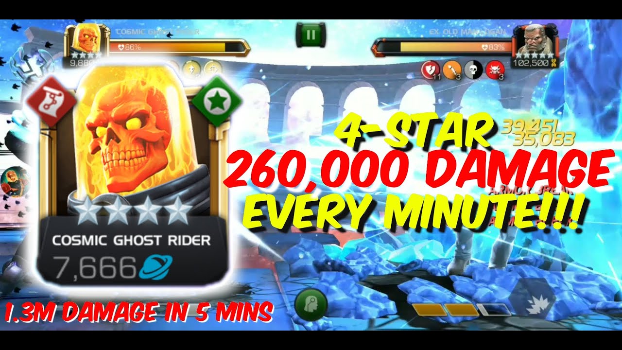 4* Cosmic Ghost Rider can SOLO Labyrinth Bosses! - Marvel Contest of Champions