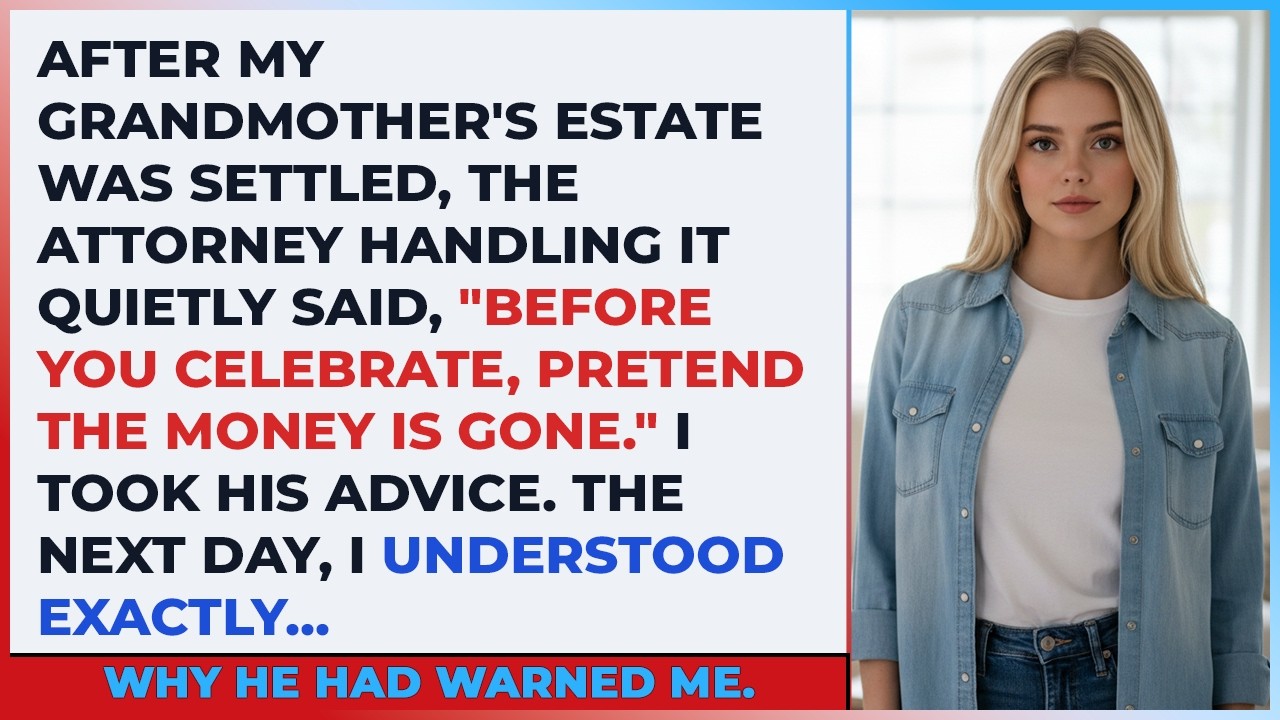 After My Grandmother’s Estate Was Settled,The Attorney Handling It Quietly Said,Before You Celebrate