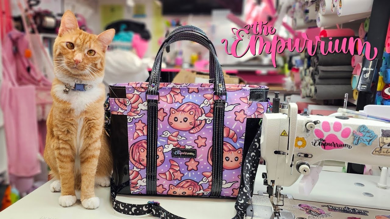 Let's make the new Sincerely Jen Pattern! Sewing the Mr. Heckles Handbag 😻