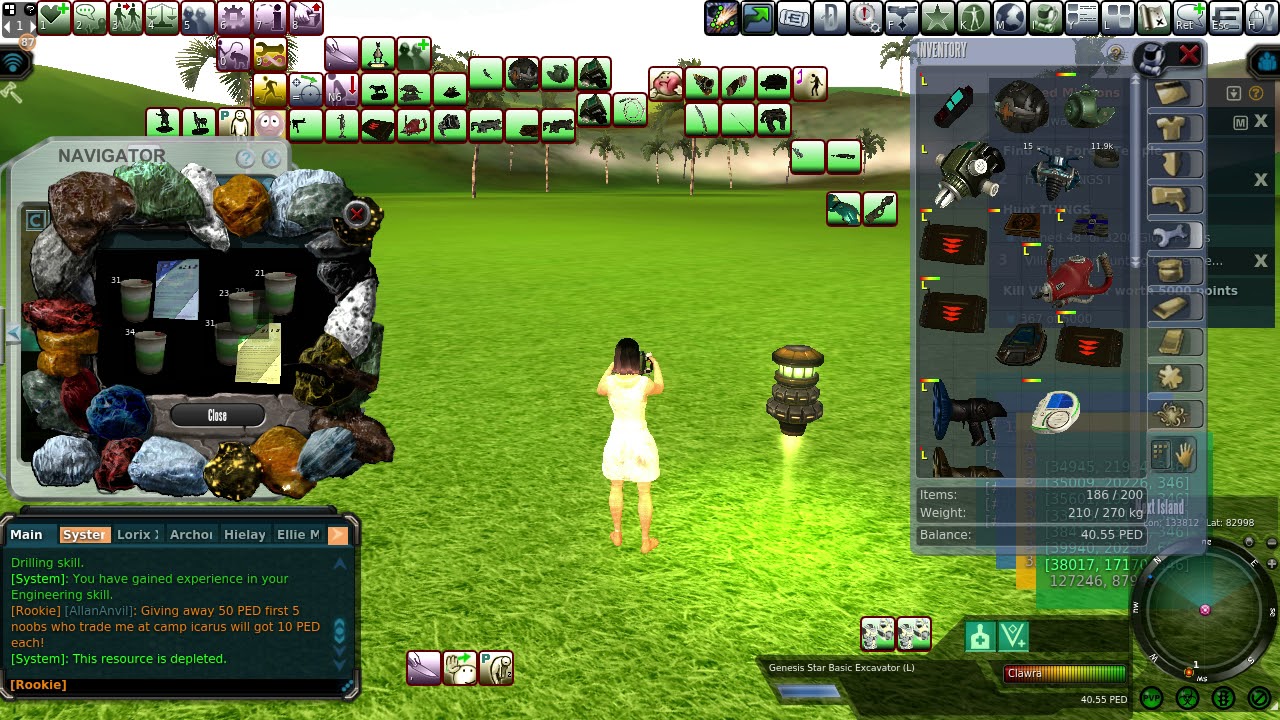 Double Claim, Mining On Next Island In Entropia Universe!