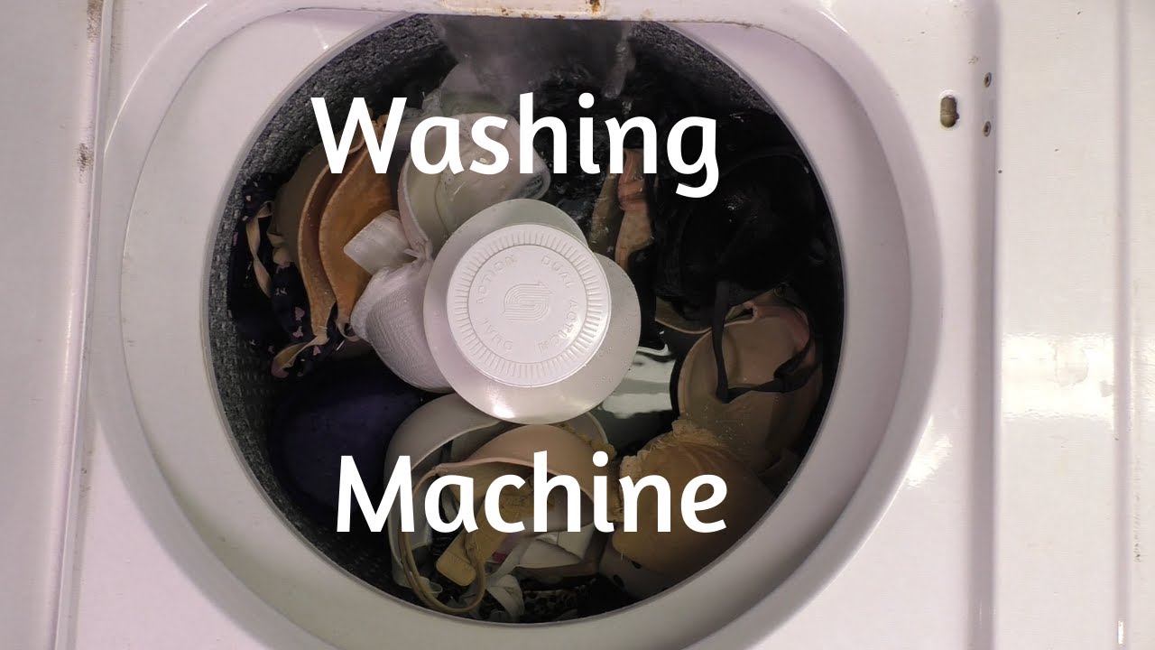 Washing Machine Bras | Delicate | Relax, calm, white noise ~ ASMR ~