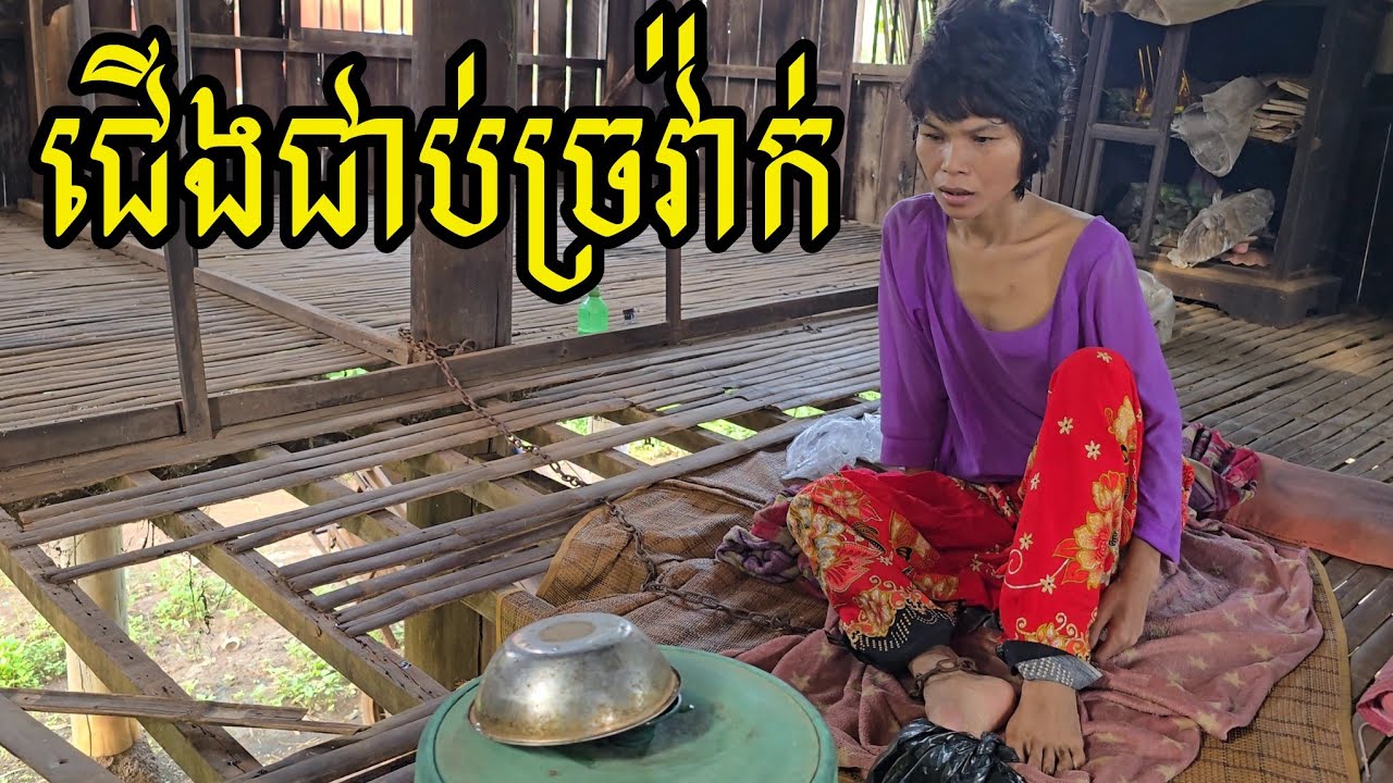 236.អំណោយ( 3/8 ) បងប្រុស ហេង និងបងស្រី មុី Life in the Cambodian Countryside.