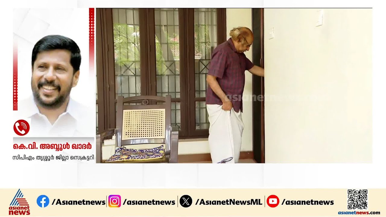 വിമർശനവും വിവാദവും ഒരു വശത്ത്;  മറുവശത്ത് കെ വി അബ്ദുൽ ഖാദർ കെ സച്ചിദാനന്ദനുമായി കൂടിക്കാഴ്ച നടത്തി