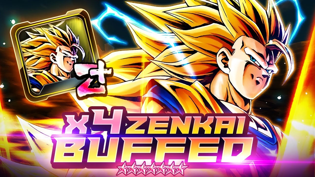 4x ZENKAI BUFFED PUR SSJ3 DOES IMPRESSIVE DMG WITH HIS NEW PLAT! | Dragon Ball Legends