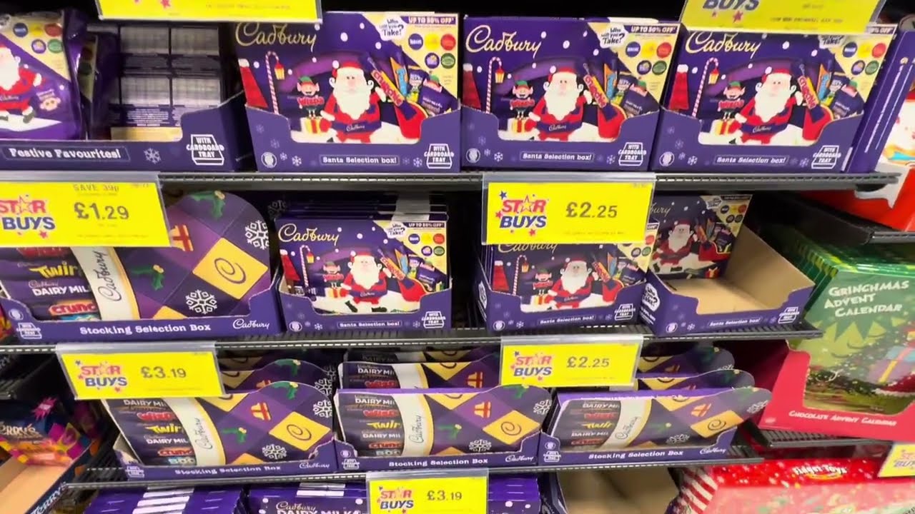 Christmas treats at Home Bargains