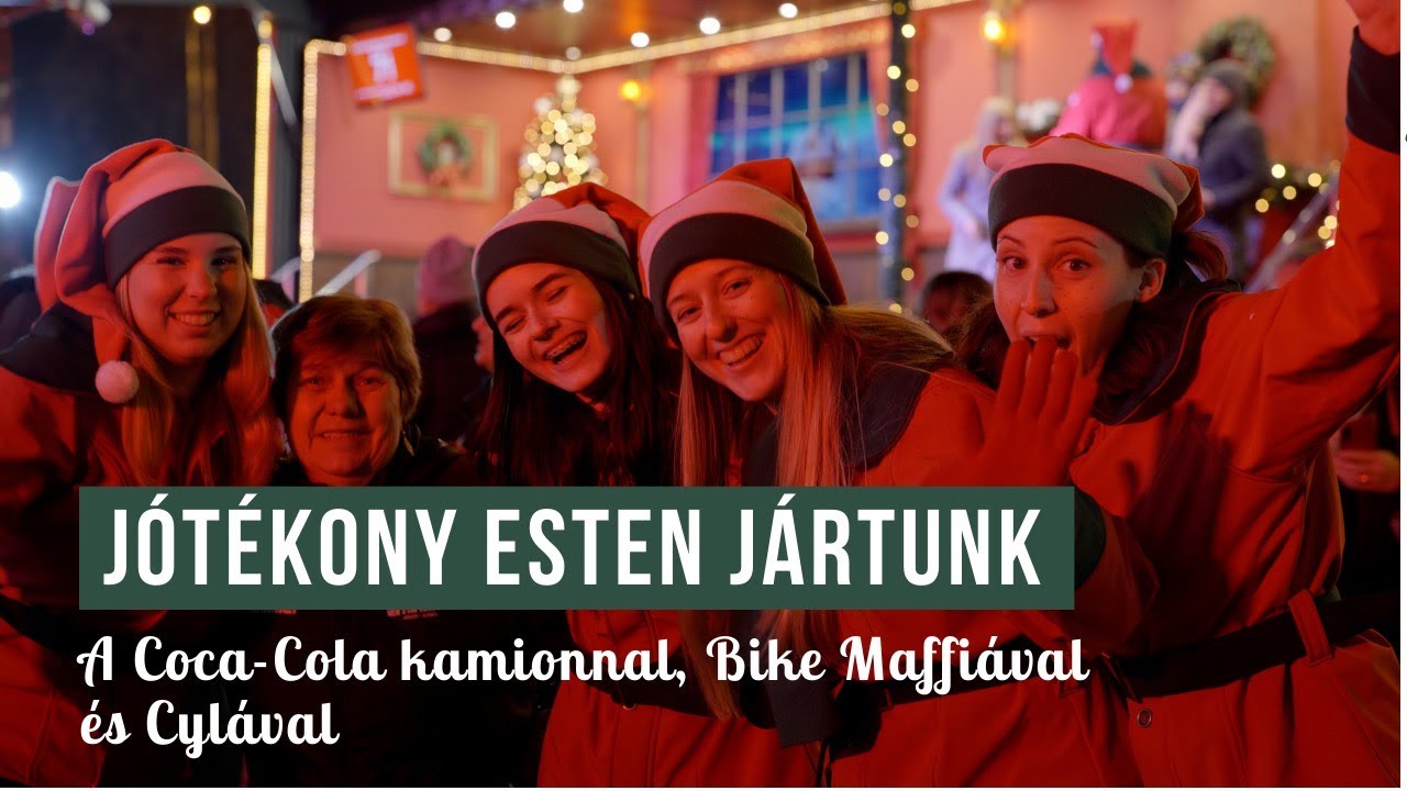 Jótékony esten jártunk Coca-Cola kamionnal, Bike Maffiával és Cylával