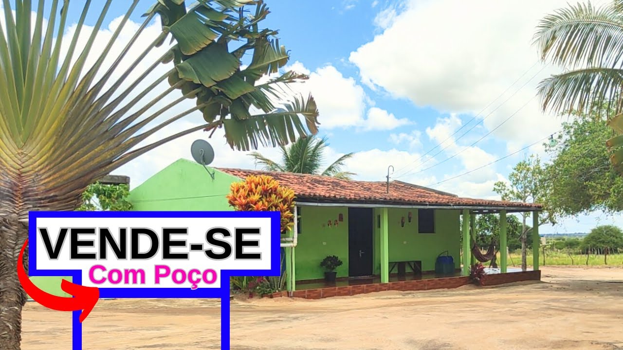 VENDE-SE CHÁCARA COM POÇO ARTESIANO NO NORDESTE  #chacarasavenda