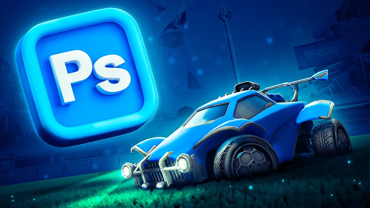 How To Create a ROCKET LEAGUE THUMBNAIL!